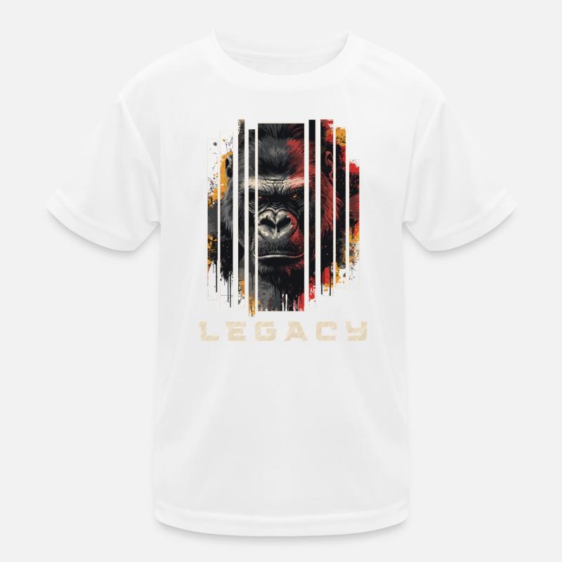 LEGACY - Gorilla Kunst Design Kinder Funktions-T-Shirt