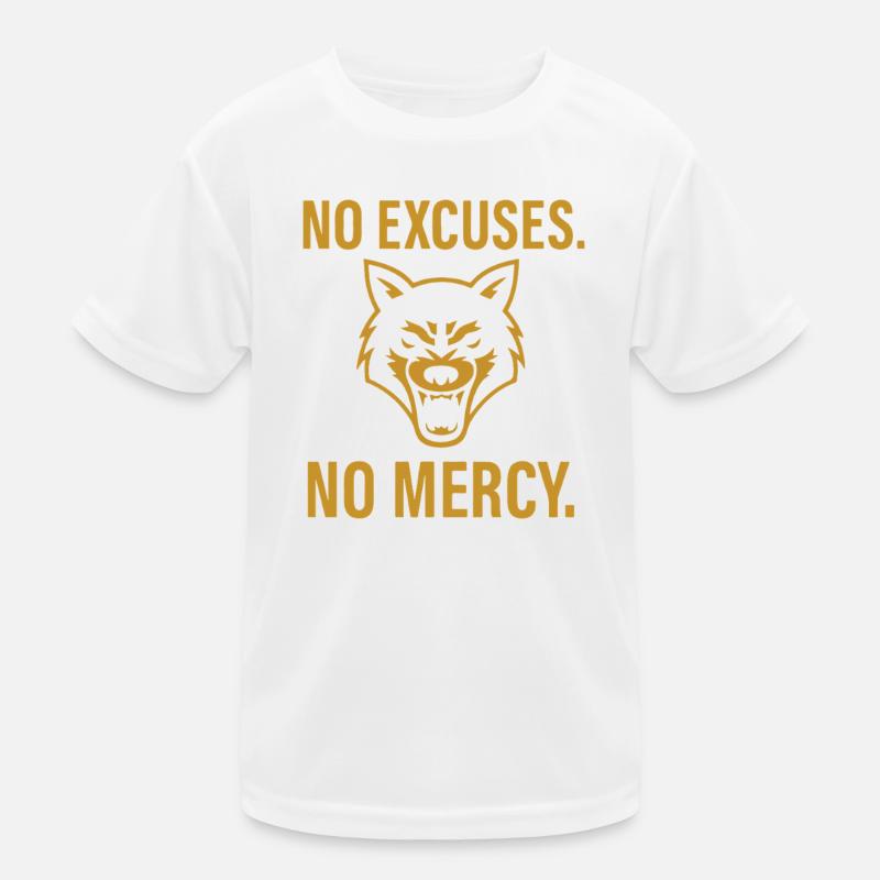 Pas d’excuses, pas de pitié Wolf T-shirt sport Enfant