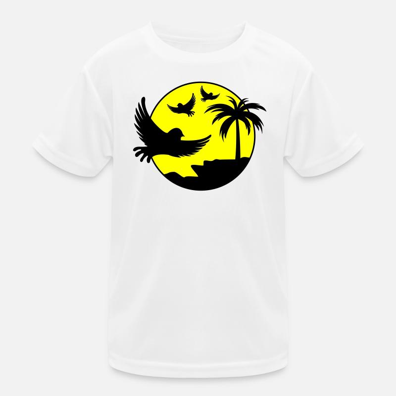 Oiseaux de l’île paradisiaque T-shirt sport Enfant