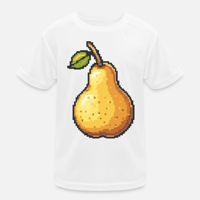 Pixel Bulb Retro Pixel Art Kids Functional T-Shirt