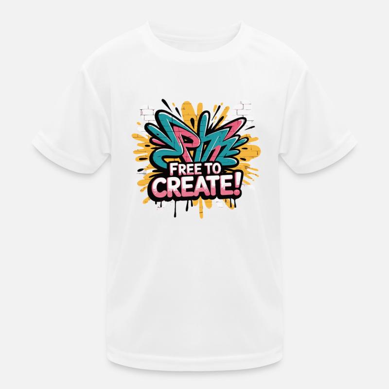 Graffiti Burst Gratuit à créer T-shirt sport Enfant