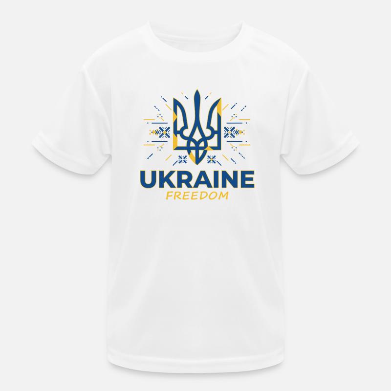 Emblème du Trident de la Liberté de l’Ukraine T-shirt sport Enfant