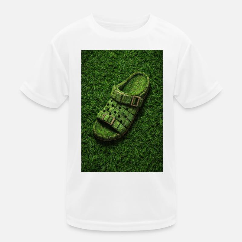 Eco Grass Sandal Design Kids Functional T-Shirt
