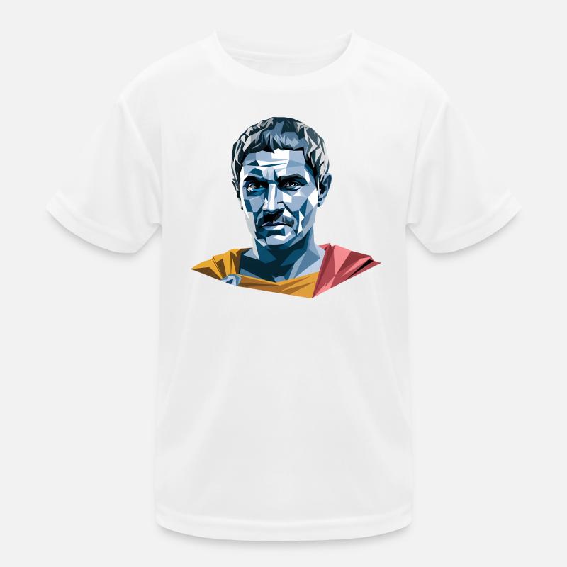Caesar - Cool History Logo Kids Functional T-Shirt