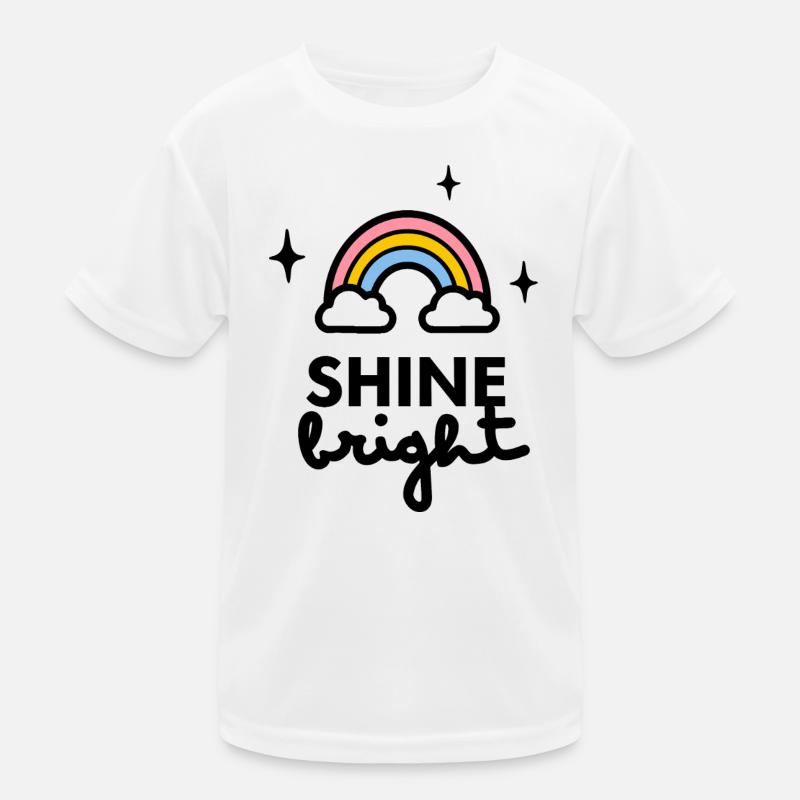 Logo Shine Bright T-shirt sport Enfant