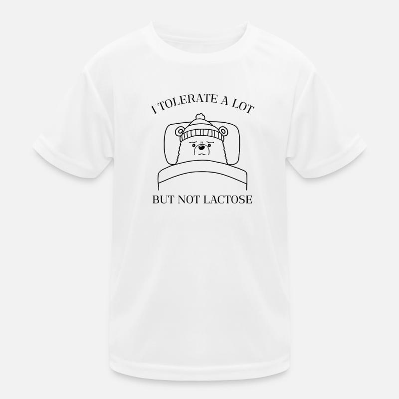 Cozy Teddy – No Lactose Allowed Kids Functional T-Shirt
