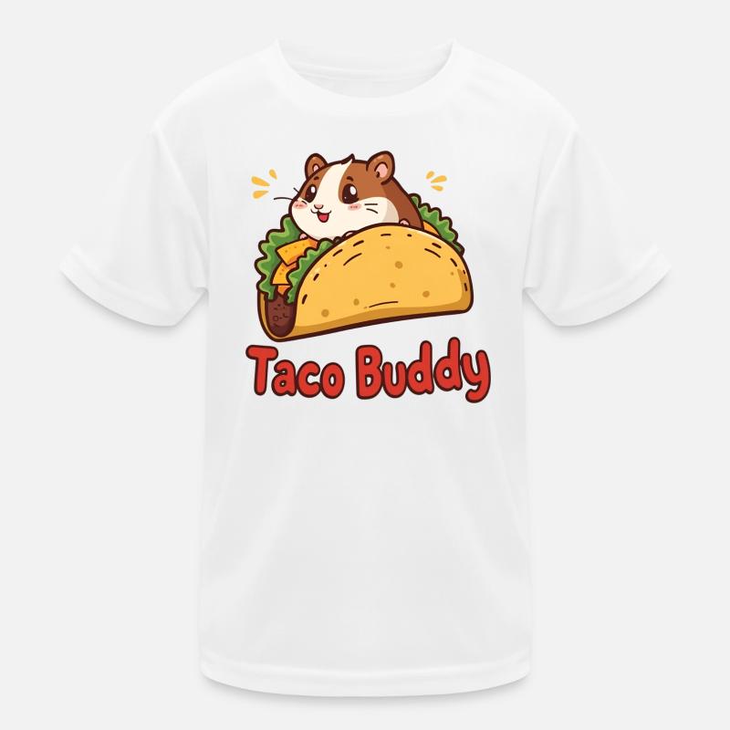 Taco Buddy - Conception de hamster de dessin animé T-shirt sport Enfant
