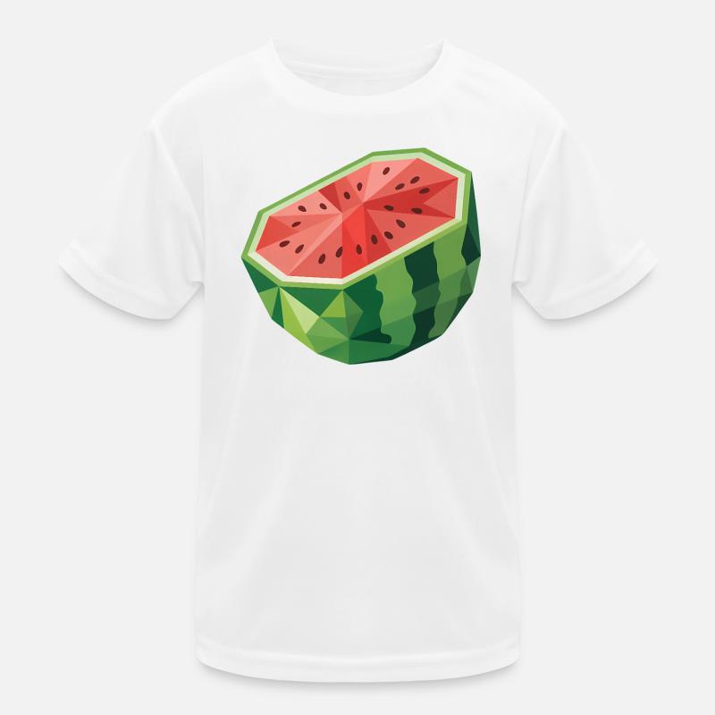 Melone - Cooles Frucht-Logo Kinder Funktions-T-Shirt