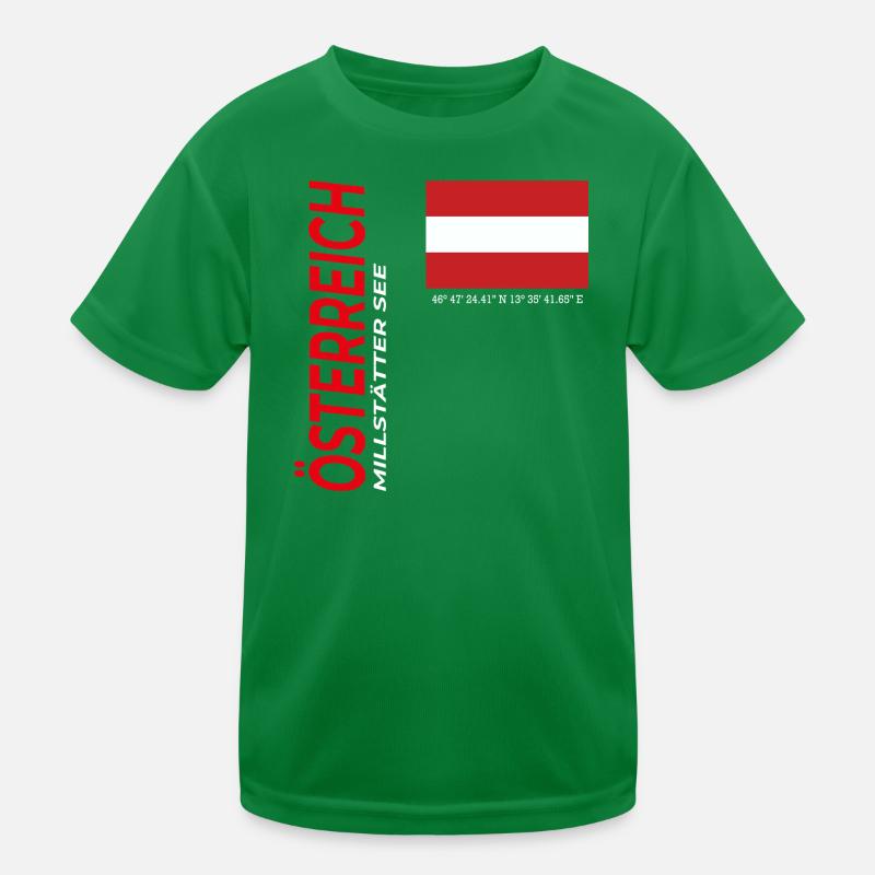Lake Millstatt Kids Functional T-Shirt