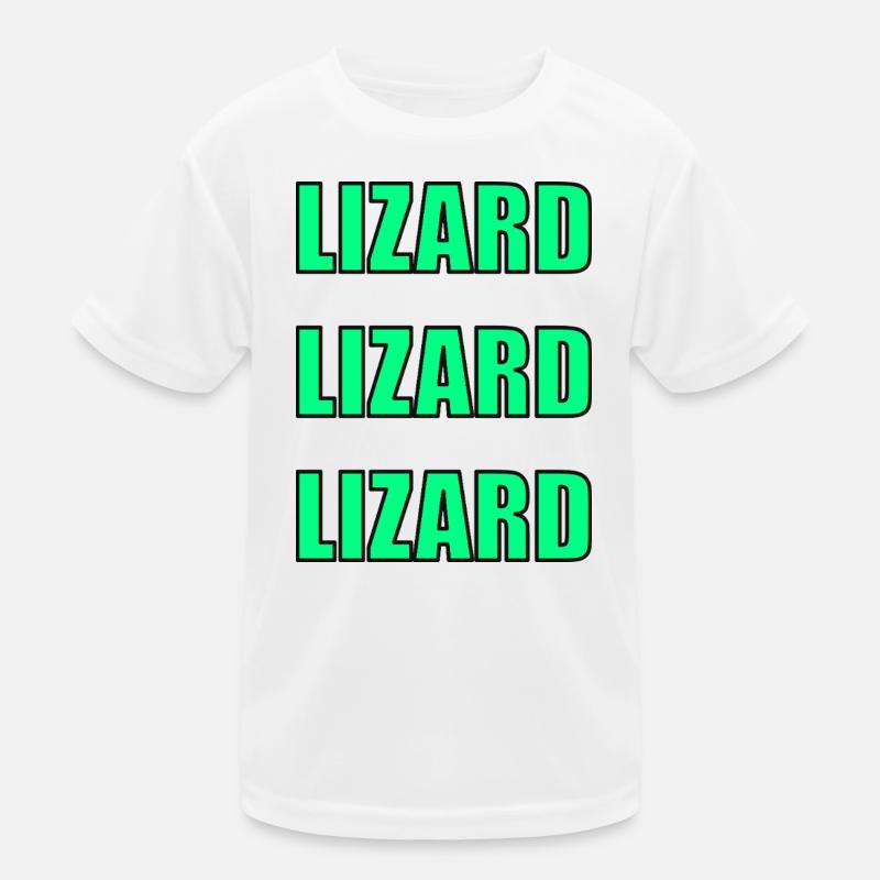 Echsen-Echo Kinder Funktions-T-Shirt