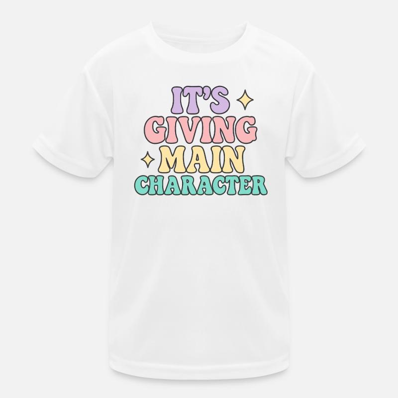 Vibrations du personnage principal T-shirt sport Enfant