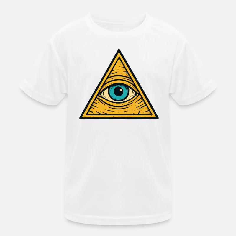 Oeil dans l’illustration du triangle T-shirt sport Enfant