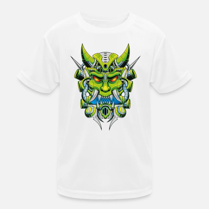 Japanese Oni Demon Kids Functional T-Shirt
