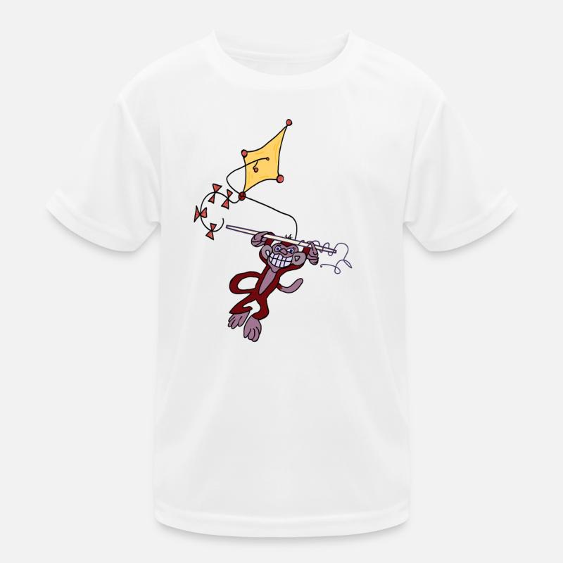 Abenteuer Affe Kinder Funktions-T-Shirt