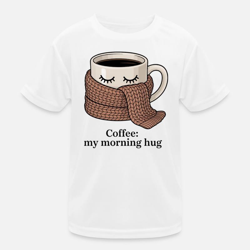 Heißer Becher eigener Schal Kinder Funktions-T-Shirt