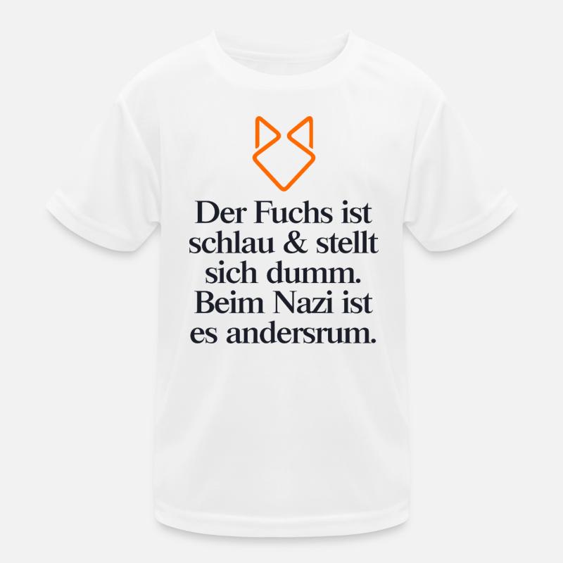 STATEMENT GEGEN RECHTS Kinder Funktions-T-Shirt