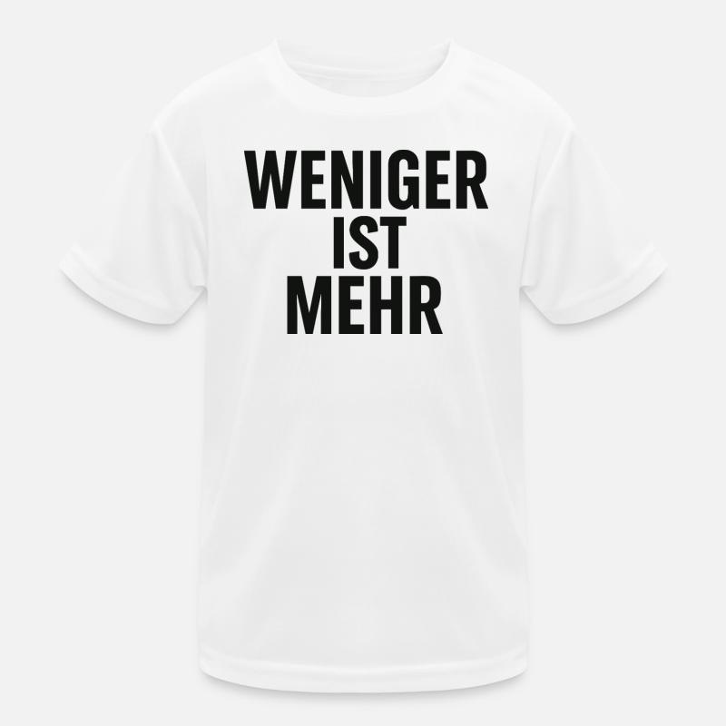 Moins, c’est plus T-shirt sport Enfant