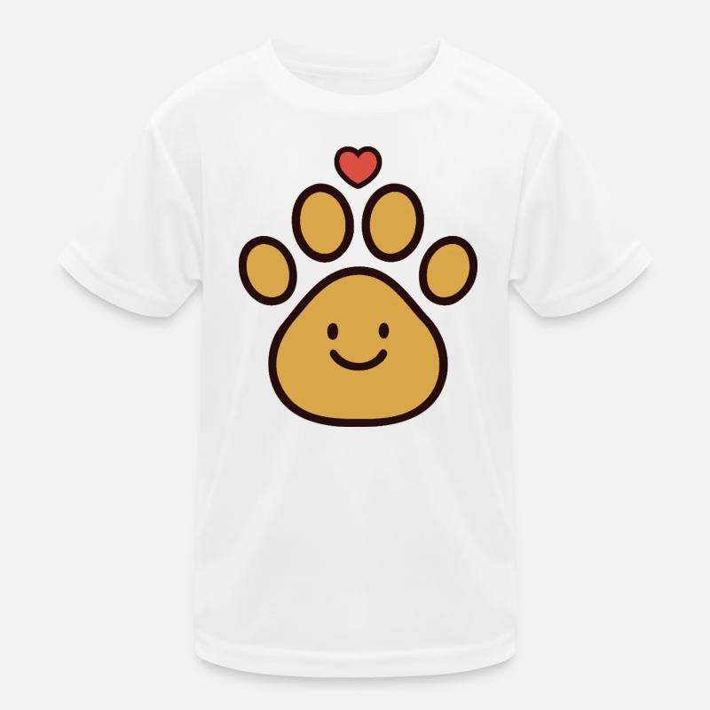 Paw Heart Joy Kids Functional T-Shirt