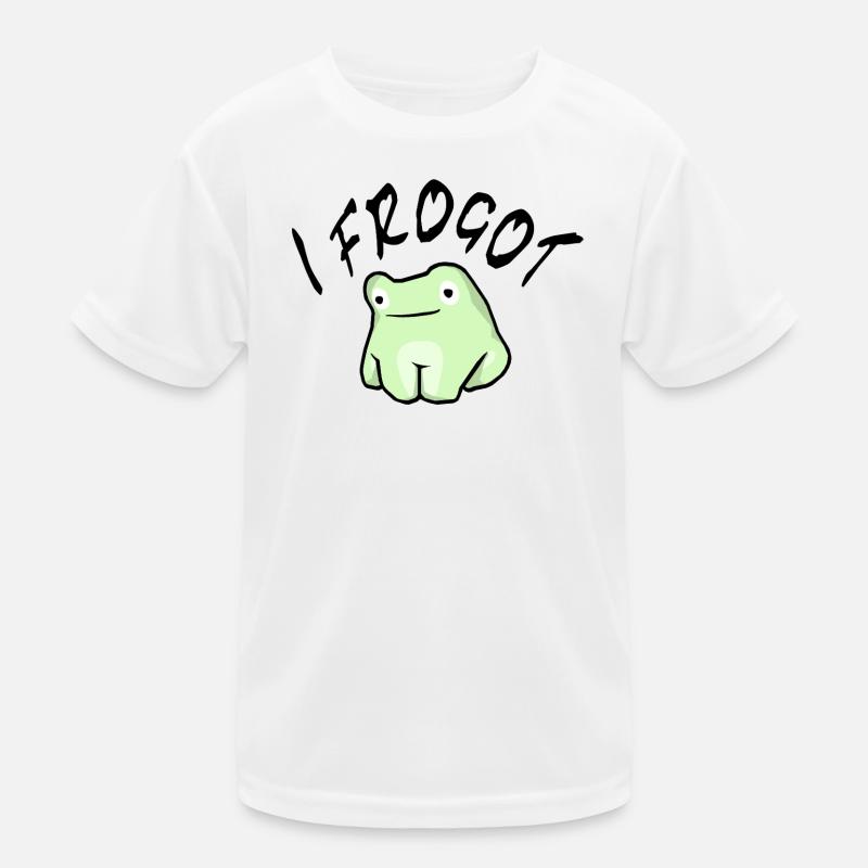 Frogot schwarz Kinder Funktions-T-Shirt