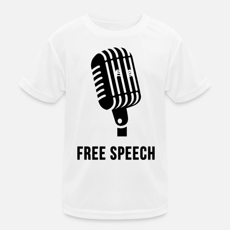 Free Speech  Kinder Funktions-T-Shirt