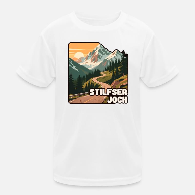 Stelvio Pass Kids Functional T-Shirt