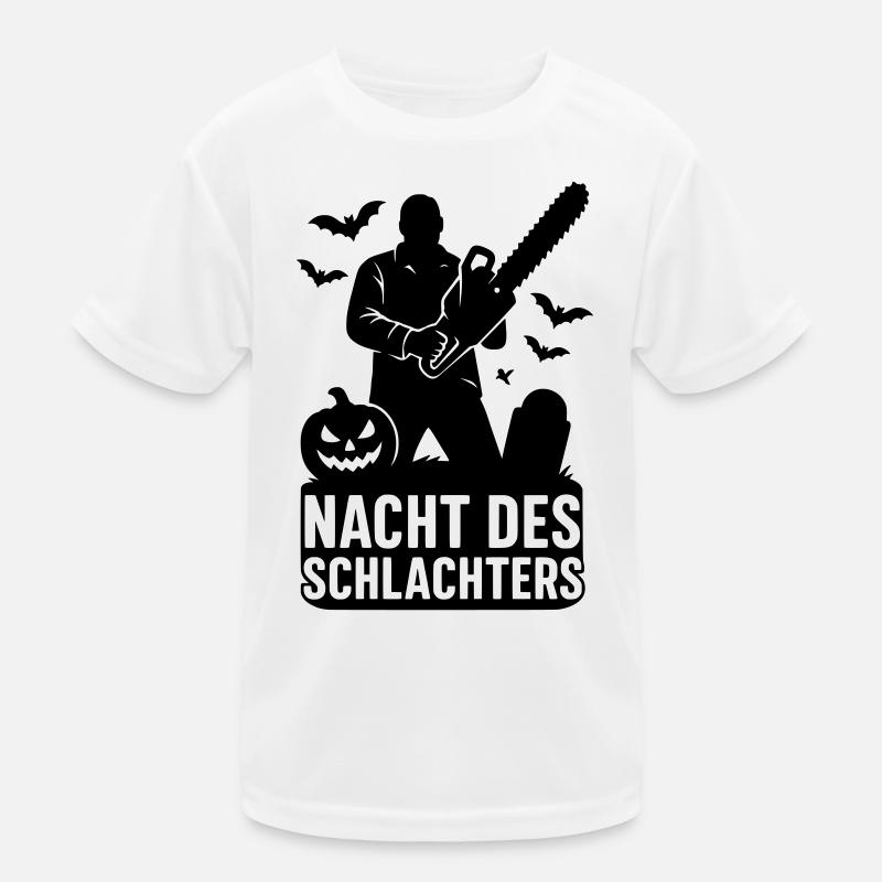 Nuit d’Halloween du boucher T-shirt sport Enfant