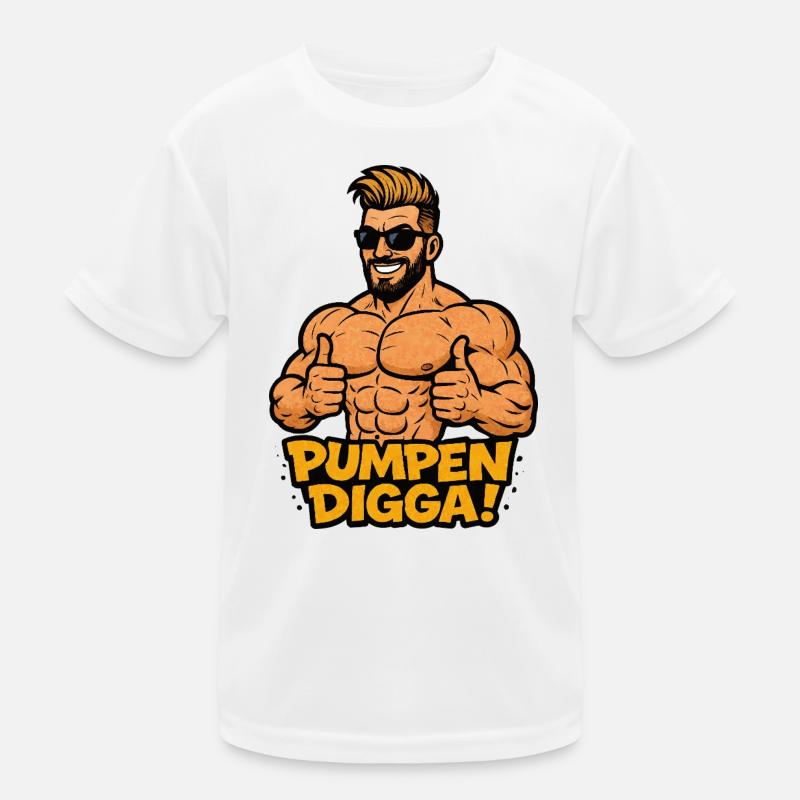 POMPES DIGGA Cartoon Bodybuilder T-shirt sport Enfant