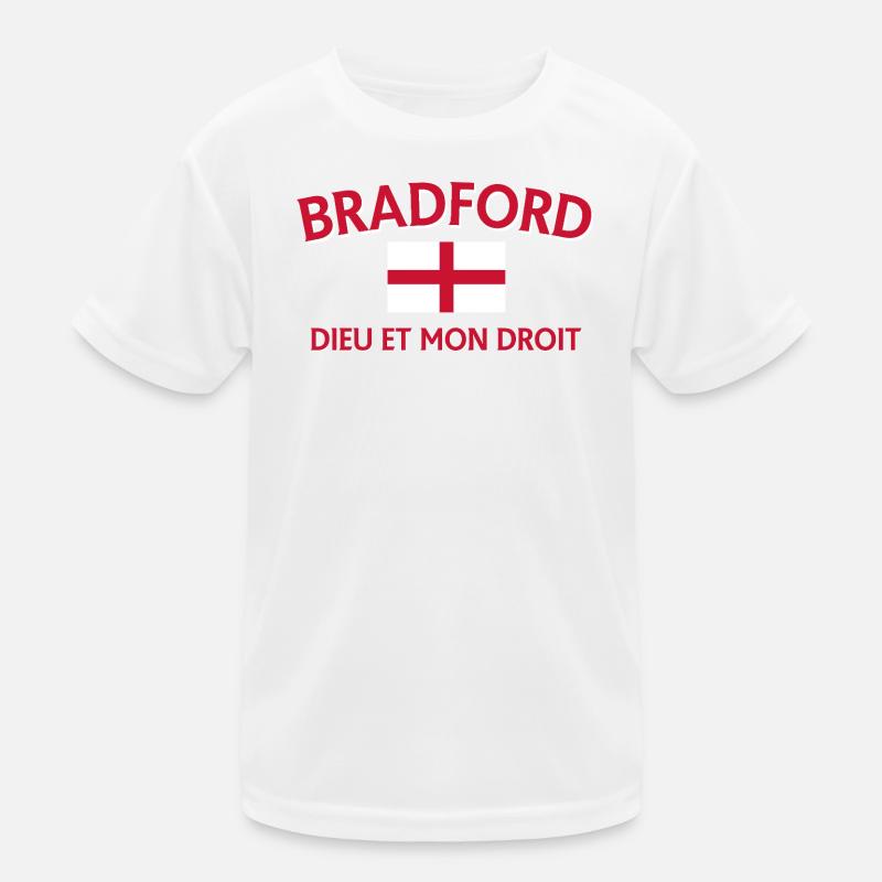 Drapeau de Bradford avec devise T-shirt sport Enfant