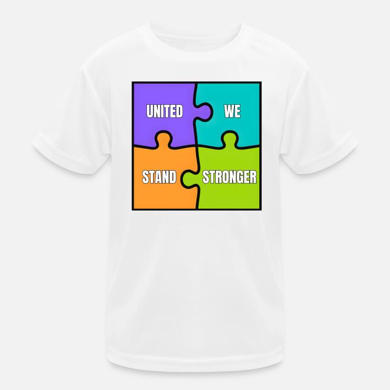 UNITED WE STAND STRONGER T-shirt sport Enfant