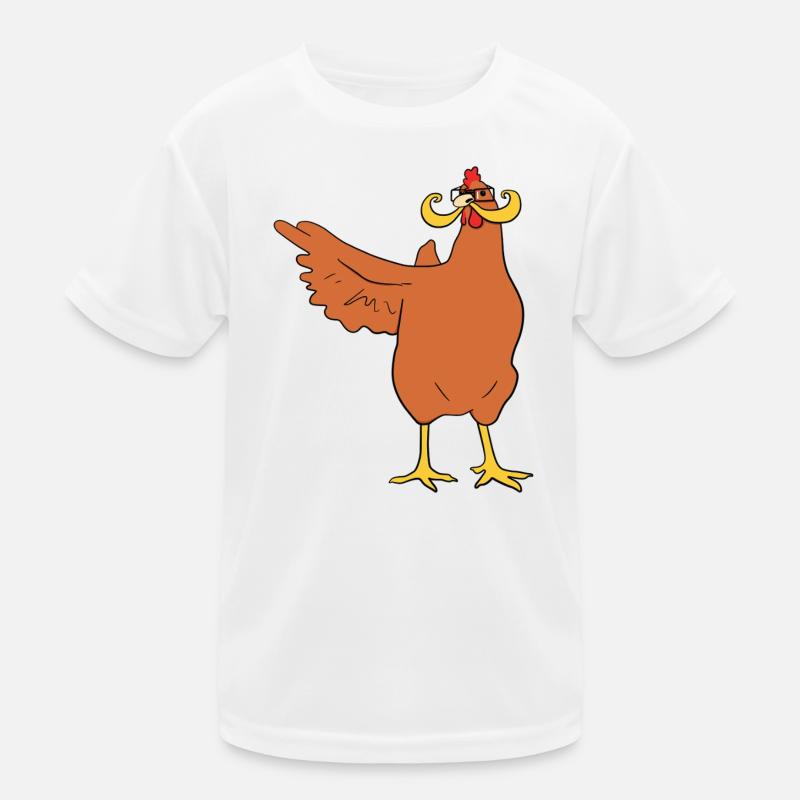 No Chicken Here Kids Functional T-Shirt
