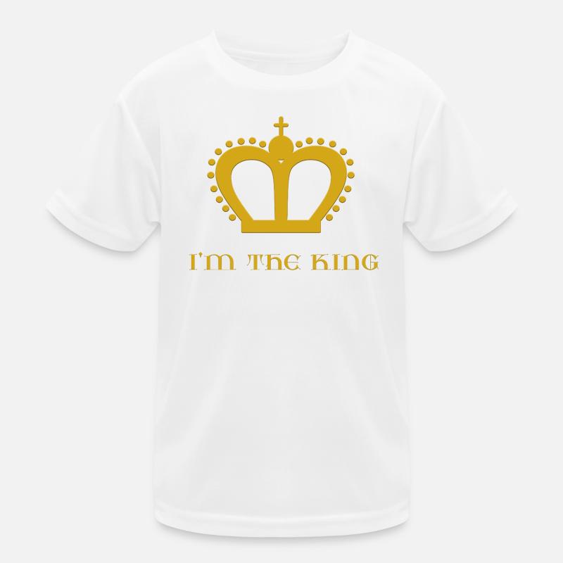 I'm the king Kinder Funktions-T-Shirt