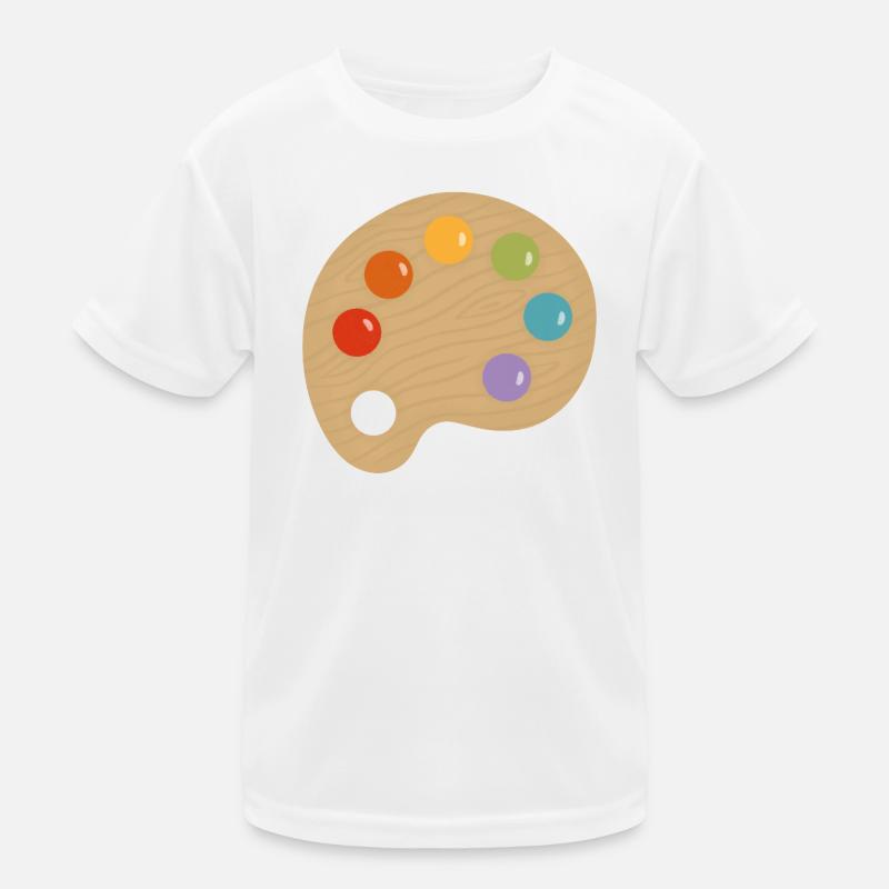 Charme de palette de peinture T-shirt sport Enfant