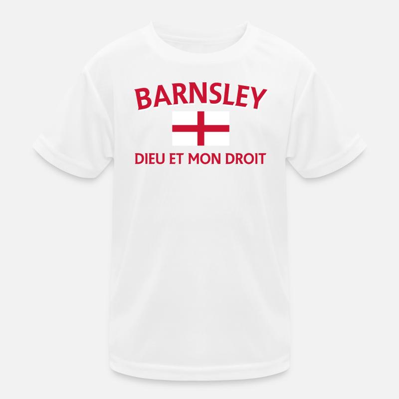 Drapeau Barnsley Devise Design T-shirt sport Enfant