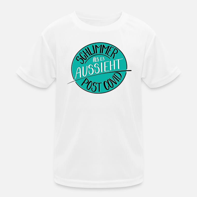 Schlimmer als es aussieht, Post Covid Kinder Funktions-T-Shirt