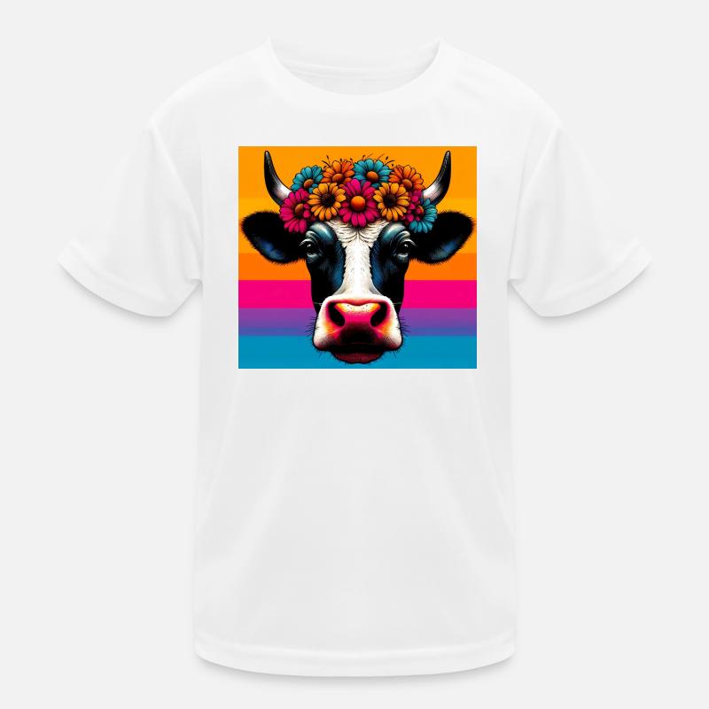 Kuh Kinder Funktions-T-Shirt