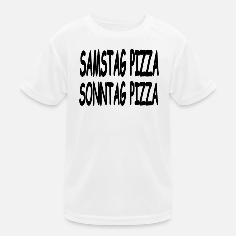 Pizza Kinder Funktions-T-Shirt