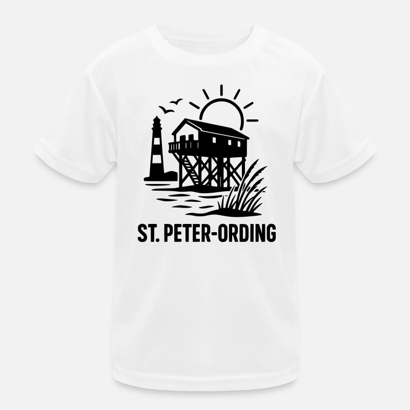 st peter-ording Kinder Funktions-T-Shirt