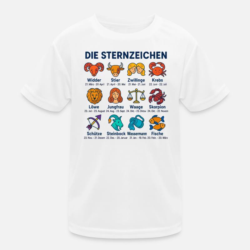 Die Sternzeichen Kinder Funktions-T-Shirt