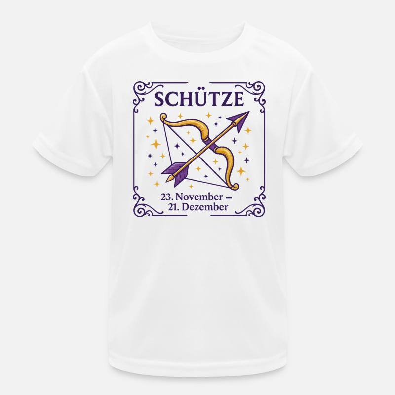 Sternzeichen Schütze Kinder Funktions-T-Shirt