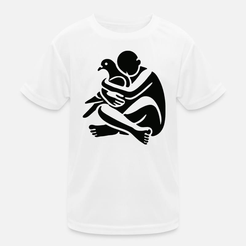 Tauben bringen Frieden Kinder Funktions-T-Shirt