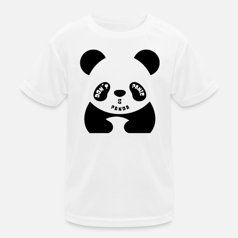 Dont Panic GO Panda Kids Functional T-Shirt