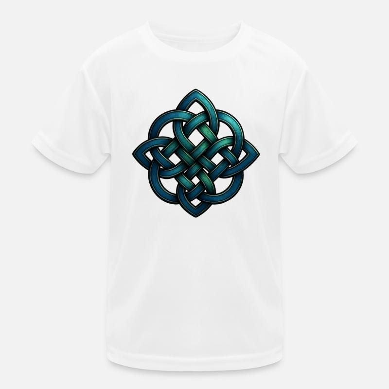 Keltischer Knoten Kinder Funktions-T-Shirt