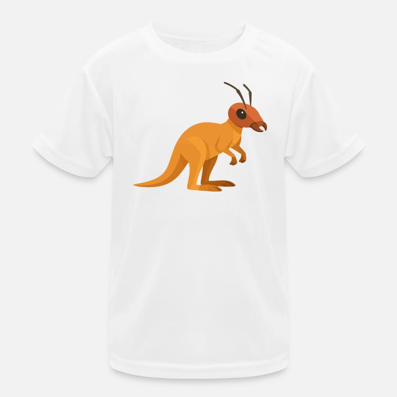 Känguru-Ameise mit Antennen Kinder Funktions-T-Shirt