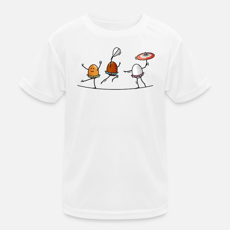 funambules, acrobates, œufs T-shirt sport Enfant