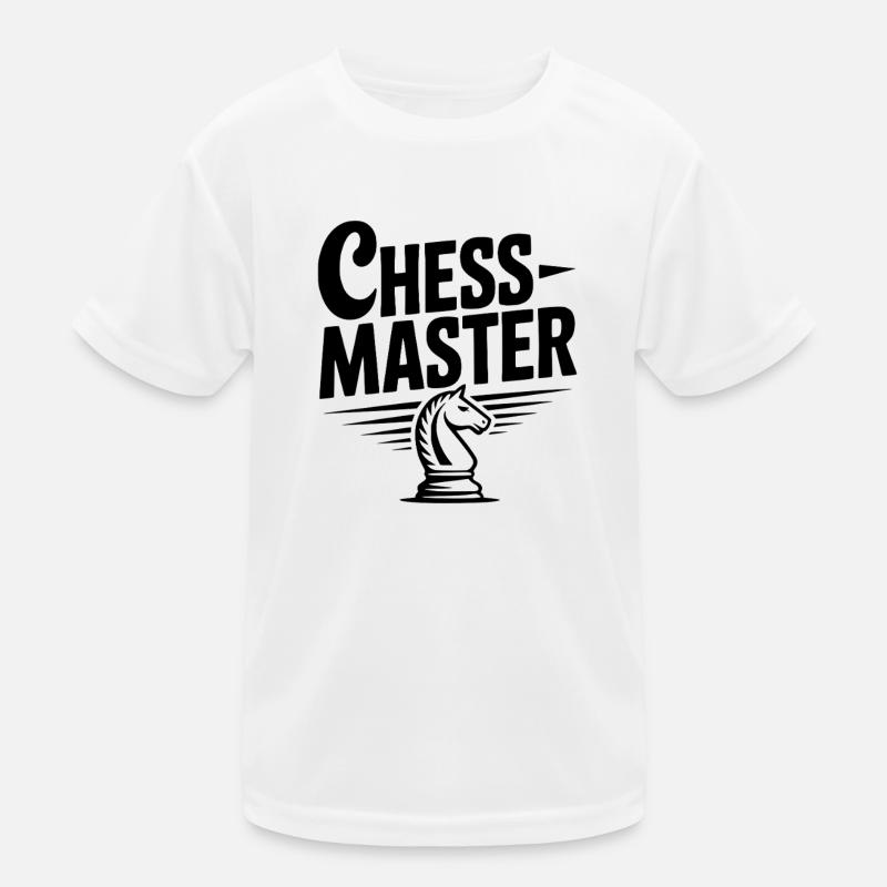 Chess Master Knight Kids Functional T-Shirt