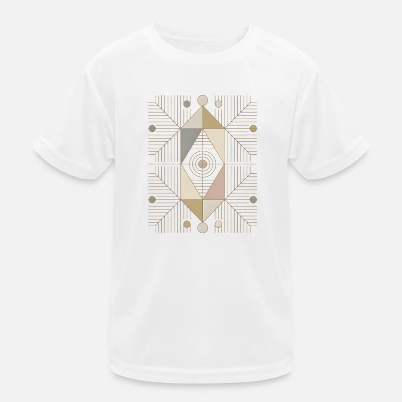  Abstrakt Geometrisch Kinder Funktions-T-Shirt