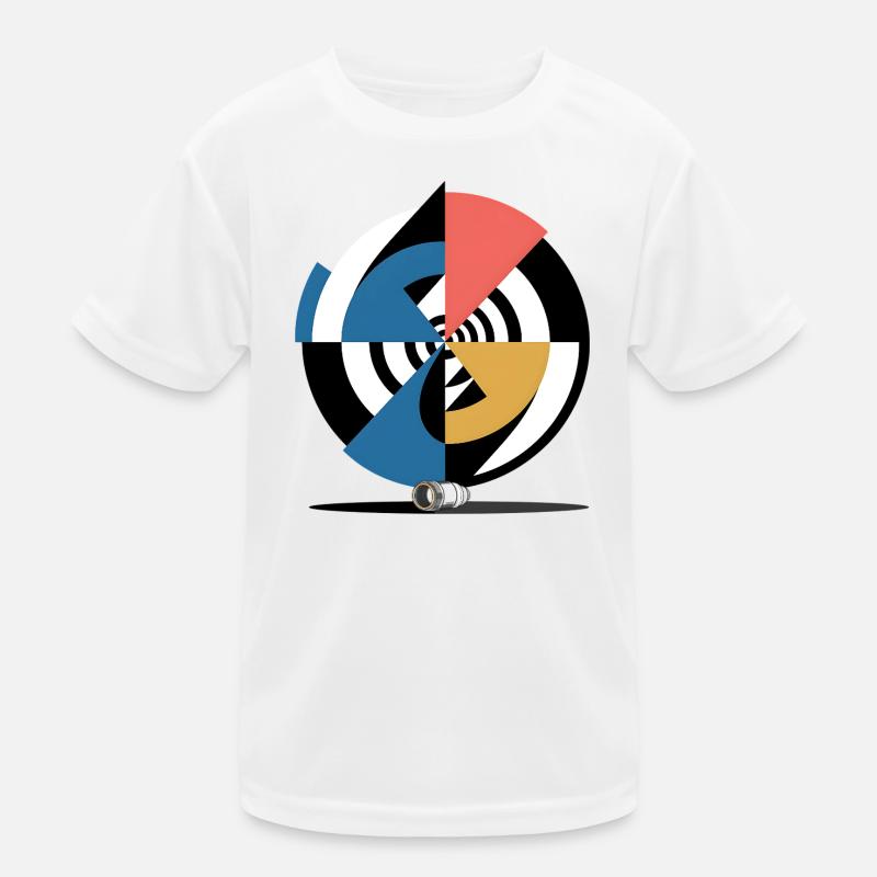 Abstrakt Geometrisch Kinder Funktions-T-Shirt