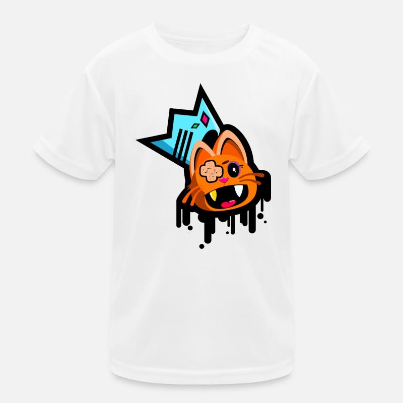 Chat sauvage T-shirt sport Enfant