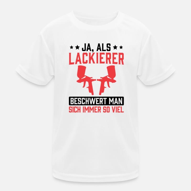 Painter complains to vehicle painter Kids Functional T-Shirt