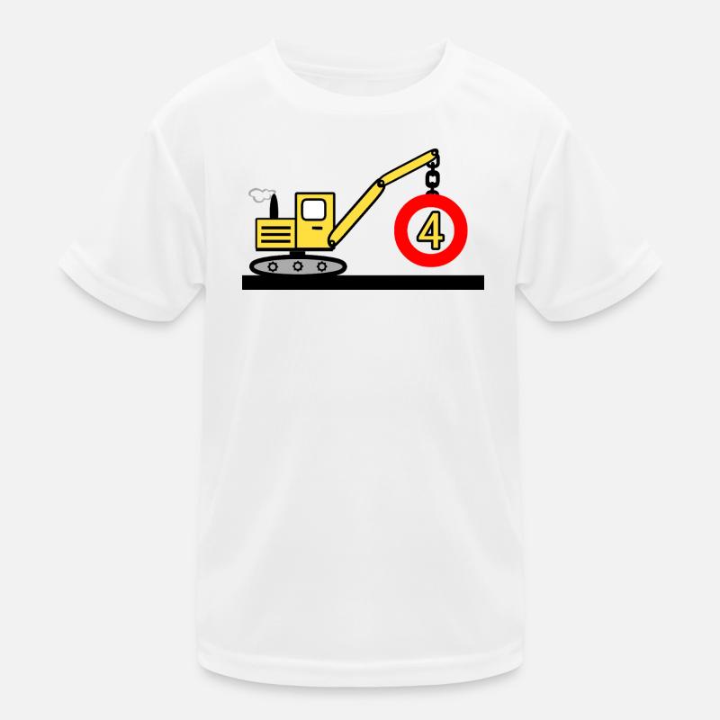 Bagger Kinder Funktions-T-Shirt